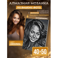 Алмазная мозаика по фото 40*50 FM-black