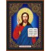 Картина по номерам стразами 30*40 ZJB010 Господь Вседержитель
