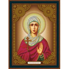 Картина по номерам стразами 30*40 ZJY038 Святая Мученица Галина